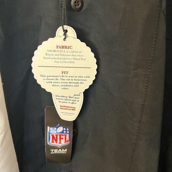 Carolina Panthers NFL embroidered Bowling Shirt. NWT. Men’s size XL. - Picture 5 of 11